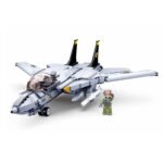 Sluban ModelBricks straaljager bouwset met piloot minifiguur Sluban Moderne Straaljager