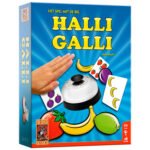 Halli Galli bordspel met bel en fruitkaarten voor het hele gezin. 999 Games Halli Galli
