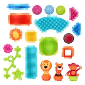 Onderdelen van Bristle Blocks Jungle Adventures bouwset