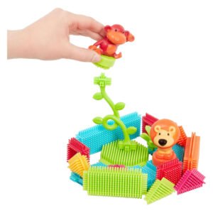 Bristle Blocks Jungle bouwset met leeuw en aap