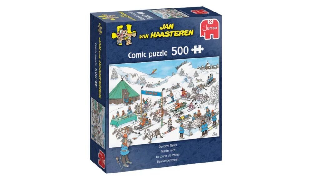 Jan van Haasteren Legpuzzel - Rendier Race van 500 stukjes in doos