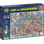 Jan van Haasteren Legpuzzel - De Bakkerij met 2000 puzzelstukjes in doos