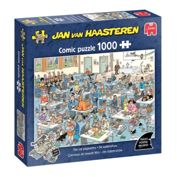 Jan van Haasteren Legpuzzel - De kattenshow 1000st.