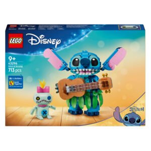 LEGO Disney Stitch 43296 doos met gebouwde Stitch en Scrump