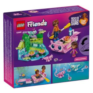 LEGO Friends 42681 Axolotl Adventure Boat verpakking achterkant