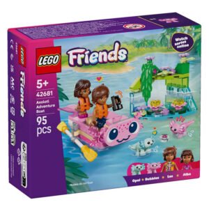 LEGO Friends 42681 doos voorkant met Axolotl avontuur bouwset