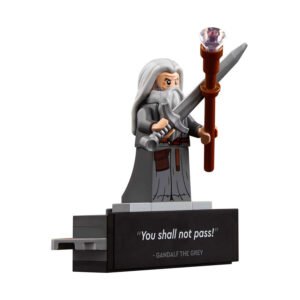 LEGO Gandalf minifiguur met zwaard en staf uit Balrog set