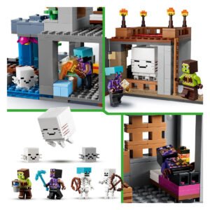 Speelfuncties van LEGO Minecraft Ghast Station