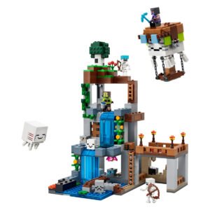 LEGO Minecraft Ghast Station met vliegende Ghasts