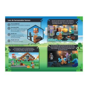 LEGO Minecraft doolhof en verbindpuzzel met harnasmaker