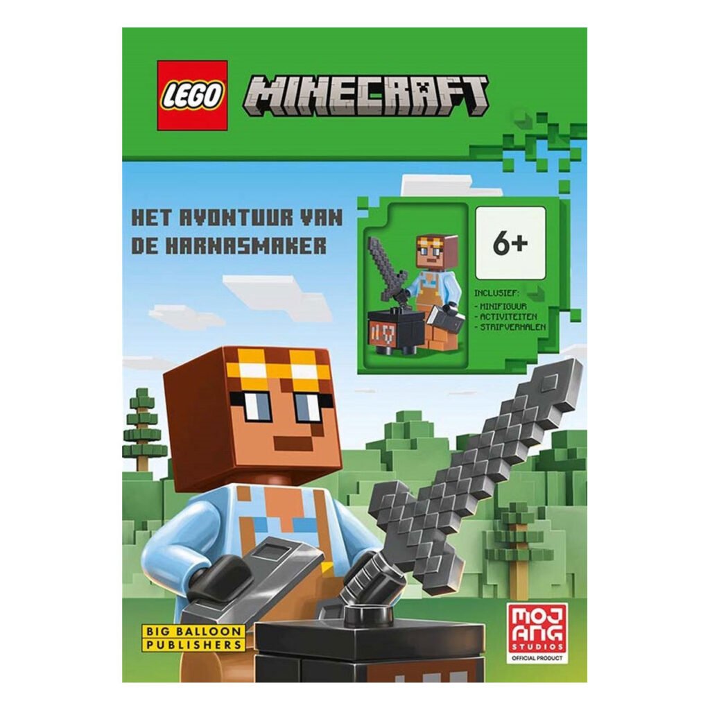 Voorkant van LEGO Minecraft Het Avontuur van de Harnasmaker boek