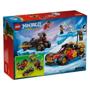 Achterkant verpakking LEGO NINJAGO 71864 Combivoertuigen