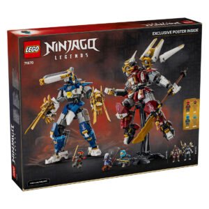 Achterkant verpakking LEGO NINJAGO De Twee Torenhoge Mecha 71870