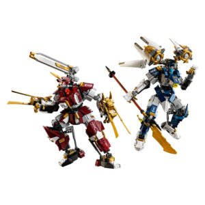 Rode en blauwe mecha uit LEGO NINJAGO set 71870