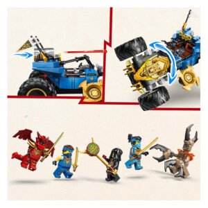 LEGO NINJAGO Jay's transformerende auto met minifiguren