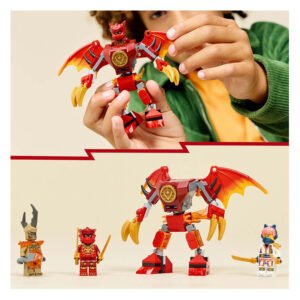 LEGO NINJAGO Kai's Drakenmecha Strijdpakket met verstelbare mecha en minifiguren