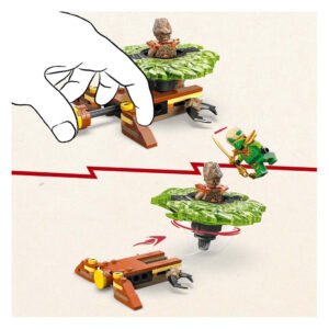 Lanceermechanisme van LEGO NINJAGO Elementaire Monsterspinner uitgelegd
