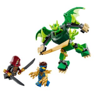 LEGO NINJAGO Lloyds Drakenmecha met Jay en Loyalist