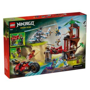 Achterkant verpakking LEGO NINJAGO Ninjavoertuigen Boomhut 71857