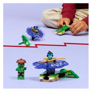 LEGO NINJAGO Nya vs Elementaire Monsterspinner speelactie met spinner en lanceerder