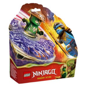 Voorkant verpakking LEGO NINJAGO Nya vs Elementaire Monsterspinner 71849