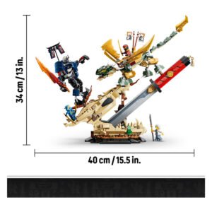 LEGO NINJAGO 71871 drakenzwaard model van 40 cm breed