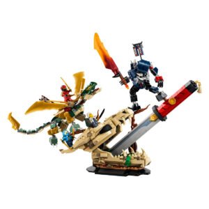 LEGO NINJAGO Strijd bij het Drakenzwaard met draak en Oni Warrior
