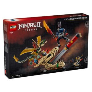Achterkant verpakking LEGO NINJAGO Strijd bij het Drakenzwaard 71871