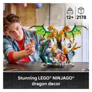 LEGO NINJAGO 71872 Ultra Drakenstrijd als indrukwekkend displaymodel