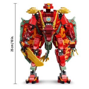 LEGO NINJAGO transformerende drakenmecha van 25 cm hoog