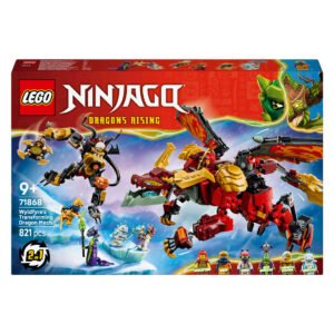 LEGO NINJAGO Dragons Rising 71868 Wyldfyre's Transformerende Drakenmecha verpakking