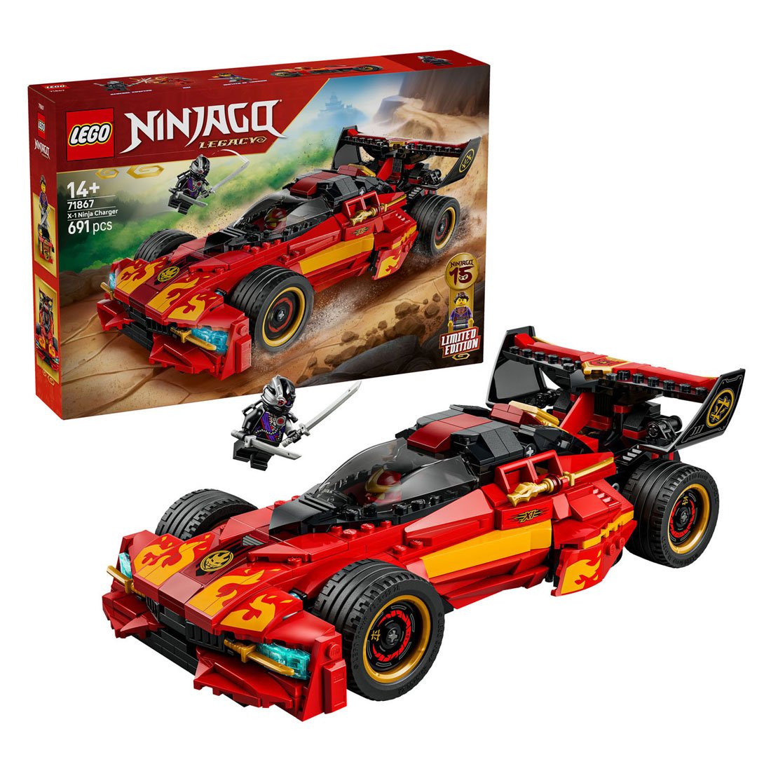 lego-ninjago-x1-ninja-charger-verpakking-product LEGO NINJAGO 70727 15-jarig Jubileum: X-1 Ninja Charger met verpakking en minifiguur