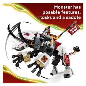 LEGO NINJAGO Grimtak met beweegbare poten, slagtanden en zadel
