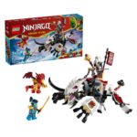LEGO NINJAGO 71863 Zilvar en Grimtak het Drakenbeest complete speelset met verpakking