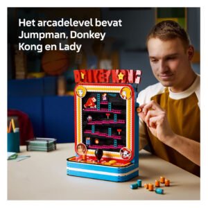 LEGO Donkey Kong arcadekast met Jumpman, Donkey Kong en Lady