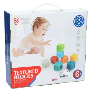 Verpakking sensorische blokken voor baby's vanaf 6 maanden