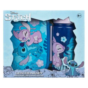 Disney Stitch cadeauset met broodtrommel en drinkfles