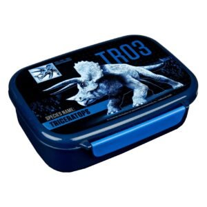 Jurassic World Triceratops broodtrommel met blauwe sluiting