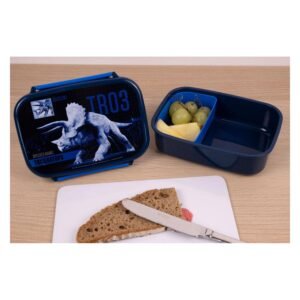 Jurassic World Triceratops lunchbox met vakje voor fruit