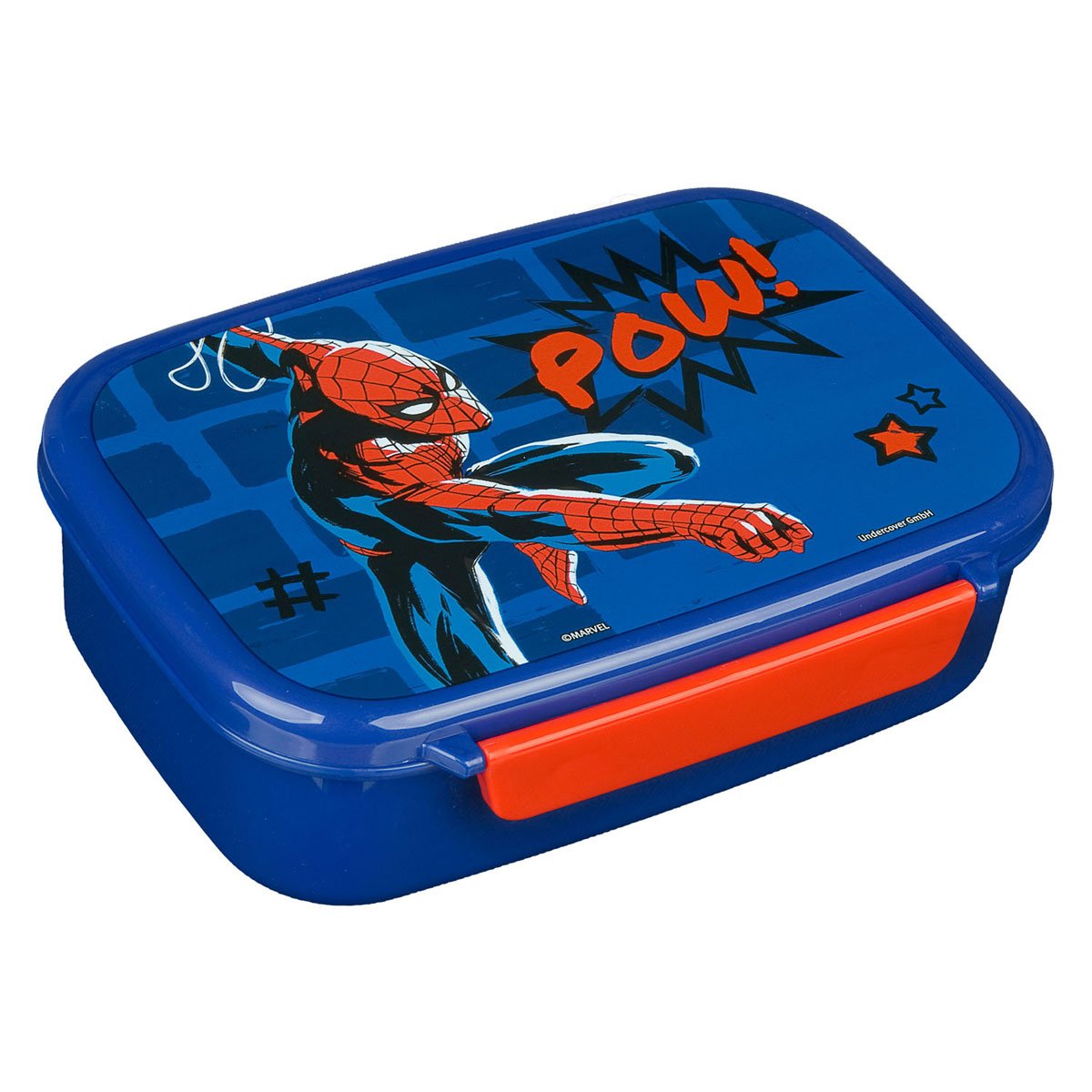 undercover-spider-man-broodtrommel-blauw-rode-sluiting Blauwe Spider-Man broodtrommel met rode sluiting Broodtrommel Spiderman