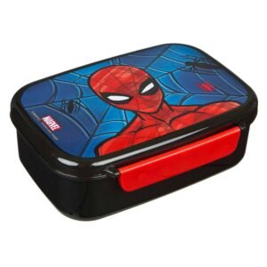 Spider-Man broodtrommel met rood-blauw Marvel design