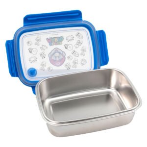 Geopende Super Mario lunchbox van roestvrij staal