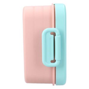 Zijaanzicht Frozen lunchbox met blauwe kliksluiting