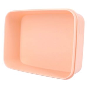 Roze lunchbox met uitneembare binnenbak