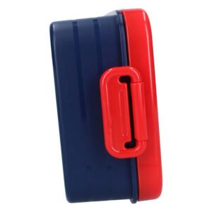 Sluiting van rode en blauwe Spider-Man broodtrommel