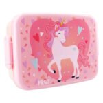Unicorn lunchbox voor kinderen in roze Pret Broodtrommel Lunch Bunch - Eenhoorn